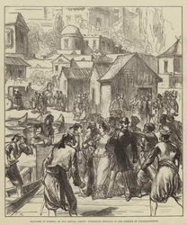 Sketches in Turkey, Europeans insulted in the Streets of Constantinople
